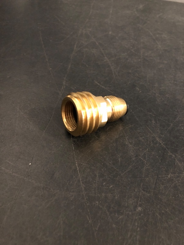 Photo 1 of Hooshing Propane Tank Adapter Converts POL LP Tank Service Valve to QCC1 / Type1 Hose or Regulator Solid Brass Old to New
