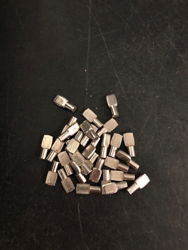 Photo 1 of DGZZI 30pcs Shelf Pins Nickel Plated Silver Spoon Style Shelf Support Pegs for Cabinet Furniture 7mm
