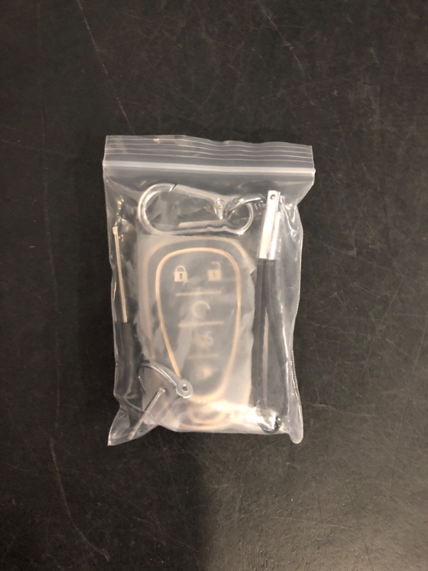 Photo 1 of QBUC for Chevy Key Fob Cover With Keychain Gold Trim Soft TPU Protection Case Compatible with 2016-2025 Chevy Equinox Malibu Camaro Blazer Traverse Trailblazer Trax 5-Buttons(Gold Trim Black)
