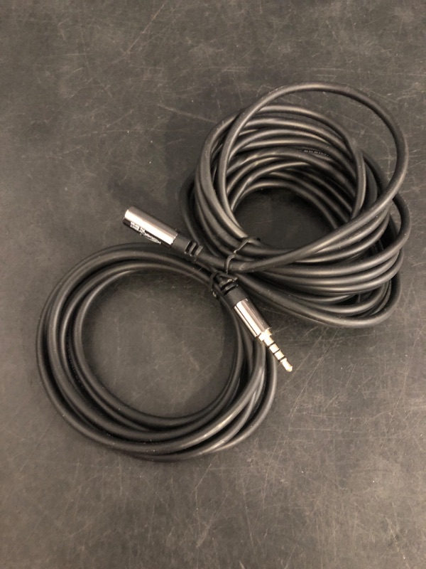 Photo 1 of KabelDirekt – Headset Extension Cable – 10ft – Headphone Extension Cord with Break-Proof Metal Plug for Gaming Headsets & Headphones with Microphone, TRRS, 4-Pole, 3.5mm Male to Female
