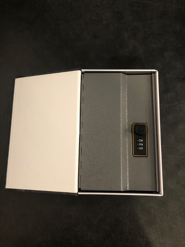 Photo 1 of Fireproof Money Bag with Combination Lock, Secret Diversion Book (9.5 x 6.2 x 2.2Inch) Hidden Hollowed Out Book Safe for Cash Storage
