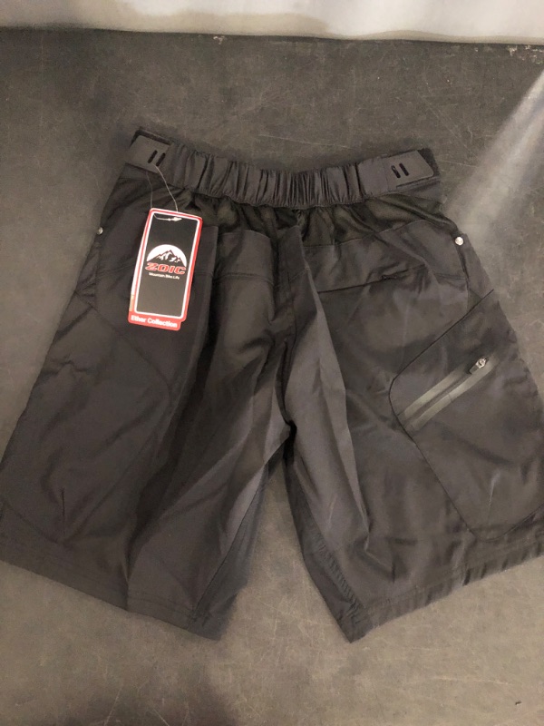 Photo 1 of (Medium) ZOIC Ether Short - 9" Inseam Men's Mountain Bike Cycling Shorts, Black,