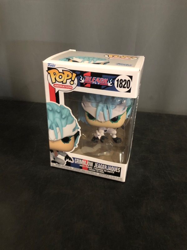 Photo 1 of Funko Pop Animation: Bleach - Grimmjow Jaegerjaquez Jeagerjaques - 1/6 Odds for Rare Chase Variant - (Glow in The Dark), (Styles May Vary) - Collectable Vinyl Figure - Gift Idea - Anime Fans