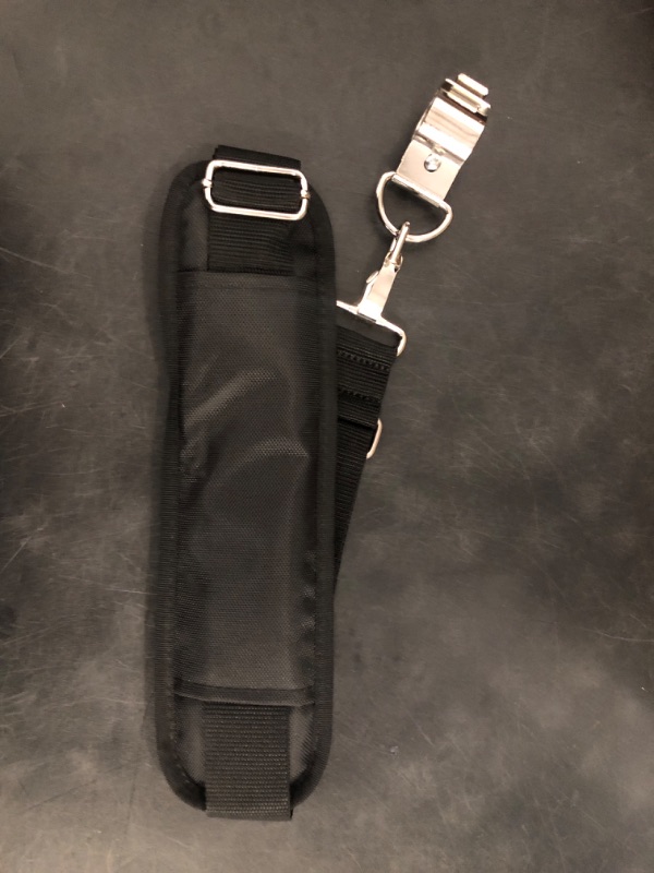 Photo 1 of 3MIRRORS Universal Shoulder Strap for EGO String Trimmer, Leaf Blower, Multi Head System - Durable Nylon & Stainless Steel - Black
