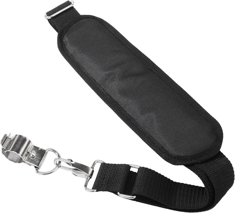 Photo 1 of 3MIRRORS Universal Shoulder Strap for EGO String Trimmer, Leaf Blower, Multi Head System - Durable Nylon & Stainless Steel - Black
