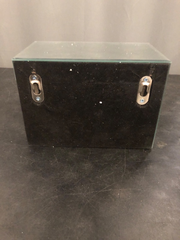 Photo 1 of TACIDON Crystal Crush Diamond Toilet Paper Holder with Mirrored Shelf. Silver Modern Toilet Paper Holder Wall Mounted, Glamorous Mirror Toilet Paper Roll Holder for Bathroom Washroom.
