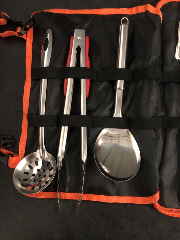 Photo 1 of Camping Cooking Utensils Set Grilling Cookware Camp Kitchen Rotating Marshmallow Roasting Sticks BBQ Forks, Portable RV Camping Essentials Camper Must Haves for Cookouts Open Fire Pit
