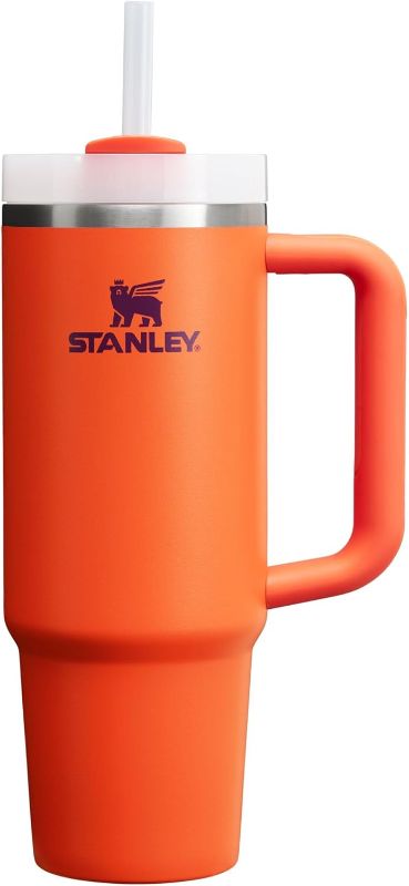 Photo 1 of STANLEY Quencher H2.0 Tumbler with Handle and Straw 30 oz | Flowstate 3-Position Lid | Cup Holder Compatible for Travel | Insulated Stainless Steel Cup | BPA-Free | Tigerlily Plum
