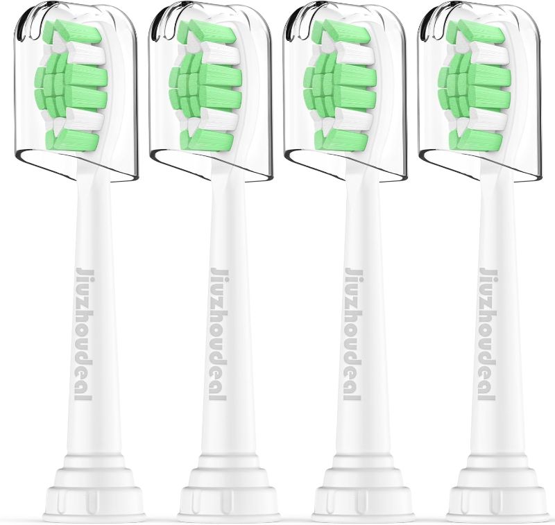 Photo 1 of Replacement Heads for Philips Sonicare Toothbrush, Replacement Brush Heads Compatible with Phillips Sonicare Electric Toothbrush, 4-Pack, White
