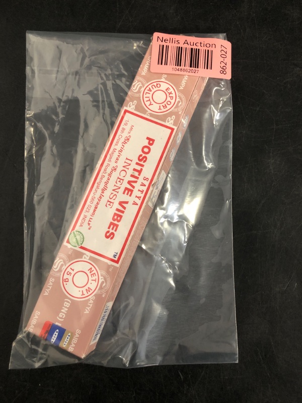 Photo 1 of Satya Positive Vibes Incense Sticks 15 grams or about 15 Sticks