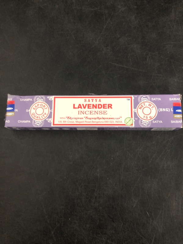Photo 1 of Satya Incense Sticks 15g Lavender