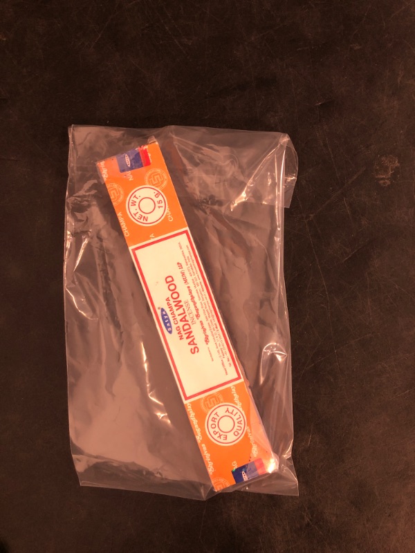 Photo 1 of Satya Sandalwood Incense Sticks – 12 Box Value Pack – Hand-Rolled in India – Calming & Earthy Aroma
