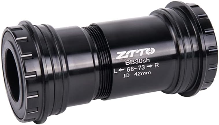 Photo 1 of Bottom Bracket BB30 24mm Bottom Brackets Ceramic Bearing Adapter Bicycle 42mm Center Shell Press Fit Axle MTB Road Bike Dual Silicone Seal
