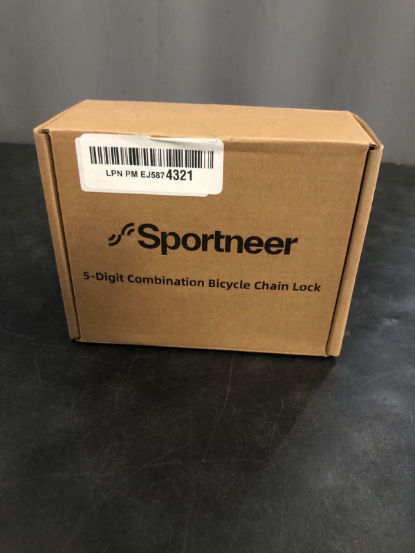 Photo 1 of Sportneer Bike Lock: 5 Digit Combination High Security Anti Theft Bike Chain Lock - 3.2/3.6/4ft Heavy Duty Keyless Bicycle Lock for Bike, Motorcycle, Scooter, Door & Gate - 4/6mm Thick, Easy to Use
