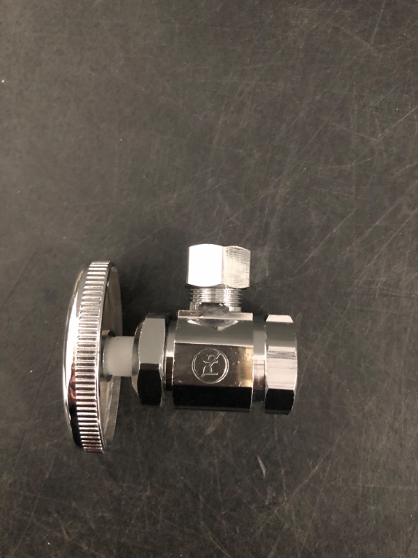 Photo 1 of BrassCraft OCR19X C1 Multi-Turn Angle Stop 1/2" x 3/8", Chrome Plated
