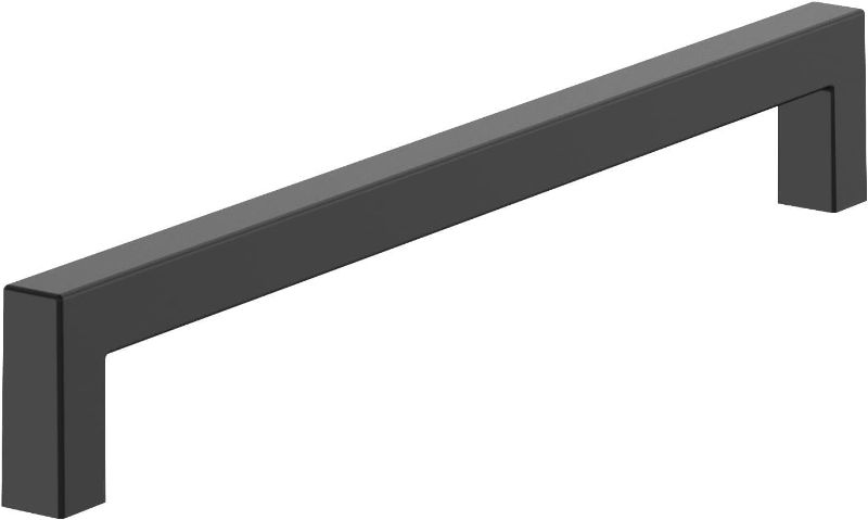 Photo 1 of Amerock BP54045FB | Matte Black Appliance Pull | 12 inch (305mm) Center-to-Center Cabinet Handle | Monument | Furniture Hardware
