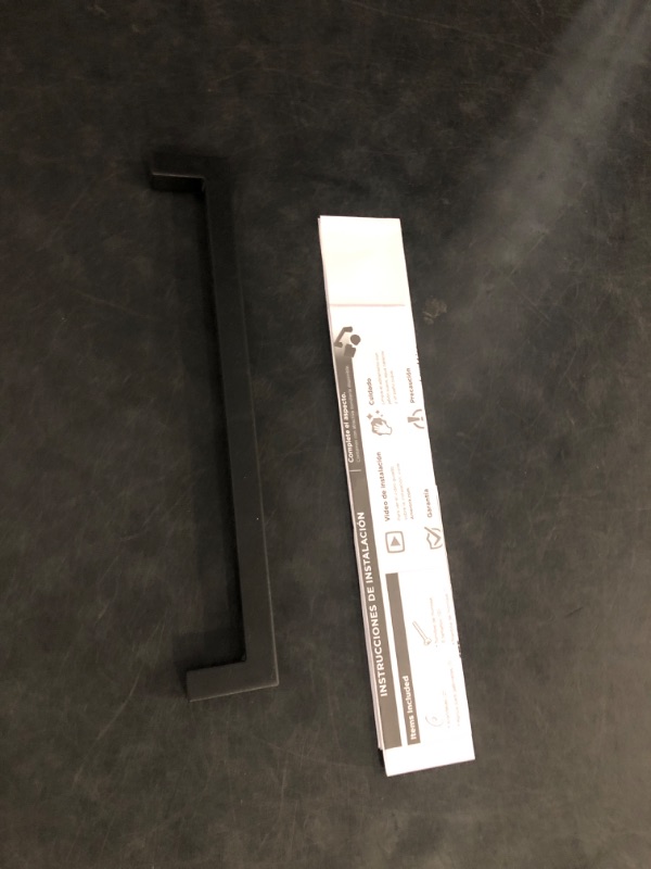 Photo 1 of Amerock BP54045FB | Matte Black Appliance Pull | 12 inch (305mm) Center-to-Center Cabinet Handle | Monument | Furniture Hardware
