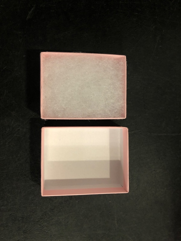 Photo 1 of Novel Box 25 Pack Pink Jewelry Gift Box 2.5x1.62x1in with Cotton Filled | Cardboard Jewelry Box | Gift Boxes with Lids Made in USA | Boxes for Bracelet Necklace Ring Earrings
