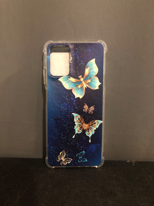 Photo 1 of for Galaxy A02S Case(USA Version), Slim Flexible TPU for Girls Women Airbag Bumper Shock Absorption Rubber Soft Silicone Case Cover Fit for Samsung Galaxy A02S (Butterfly)
