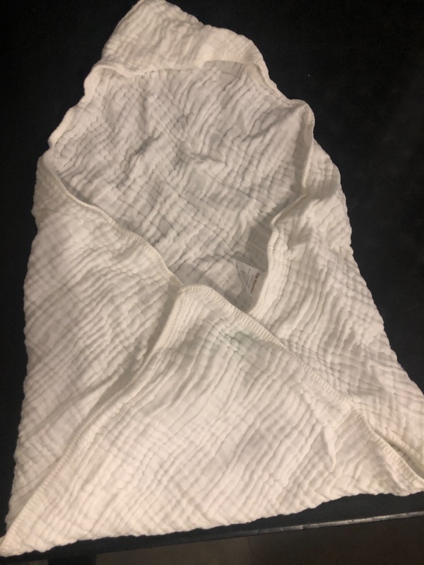 Photo 1 of Yoofoss Hooded Baby Towels for Newborn 100% Muslin Cotton Baby Bath Towel with Hood for Babies, Infant, Toddler and Kids, Large 32x32Inch, Soft and Absorbent Newborn Essential