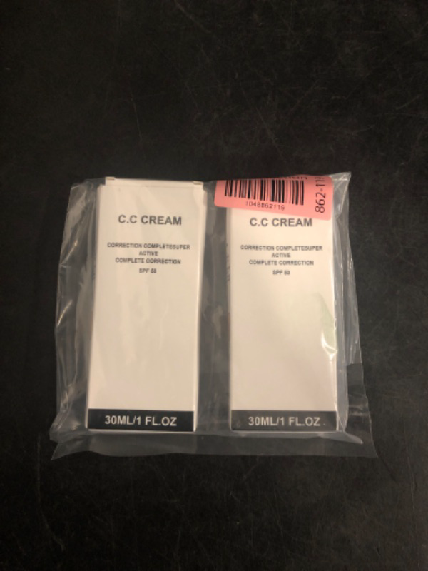 Photo 1 of 2Pcs CC Cream Skin Tone Adjusting with SPF 50, Complete Correction Active Formula, 30ml (Natural, 2Pcs)
