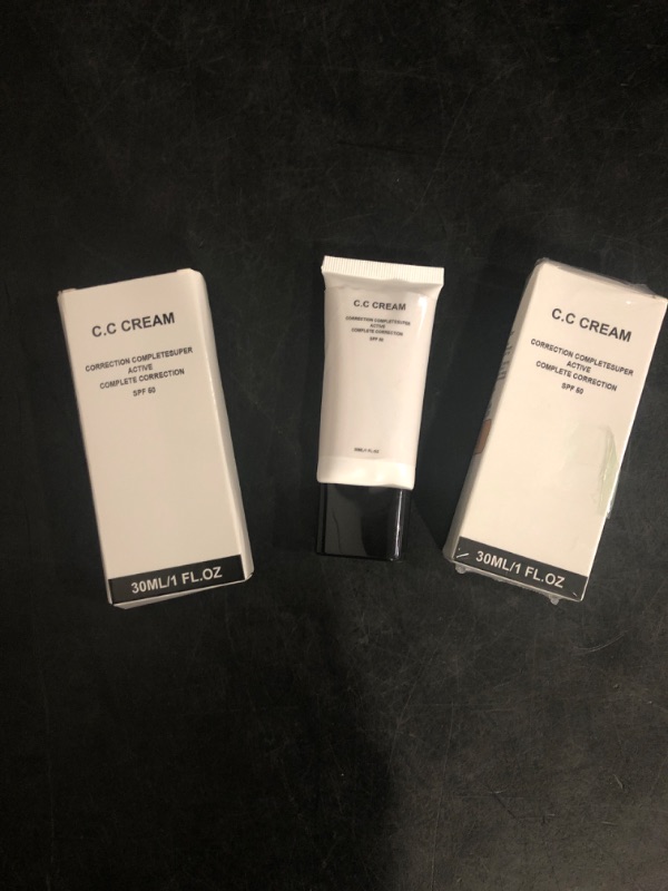 Photo 1 of 2Pcs CC Cream Skin Tone Adjusting with SPF 50, Complete Correction Active Formula, 30ml (Natural, 2Pcs)
