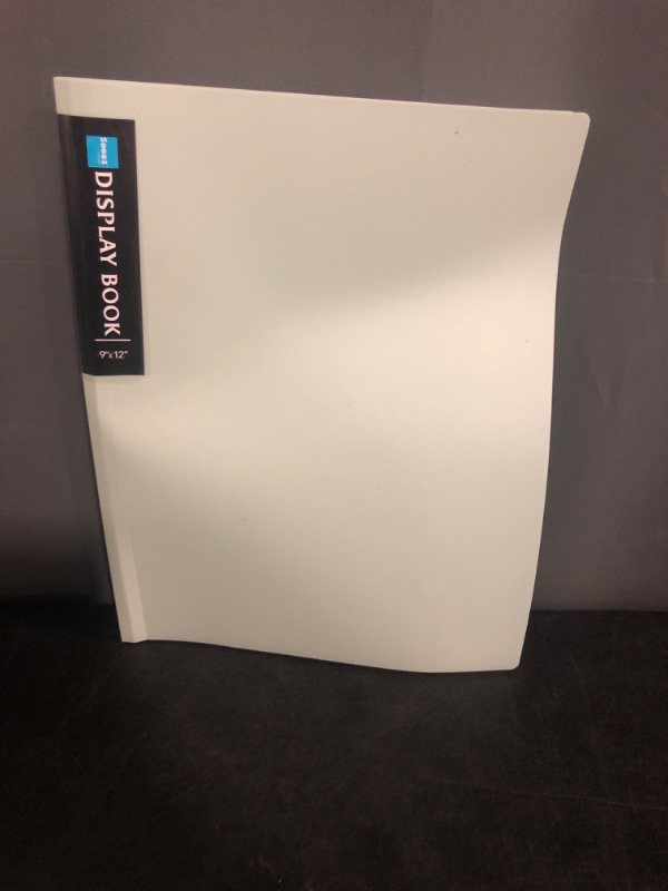 Photo 1 of Sooez Art Portfolio 9"x12", 40 Pockets Large Folder Display 80 Pages, Heavy Duty With Clear Sheet Protectors, Presentation Book for Artwork Document Organizer Binder
