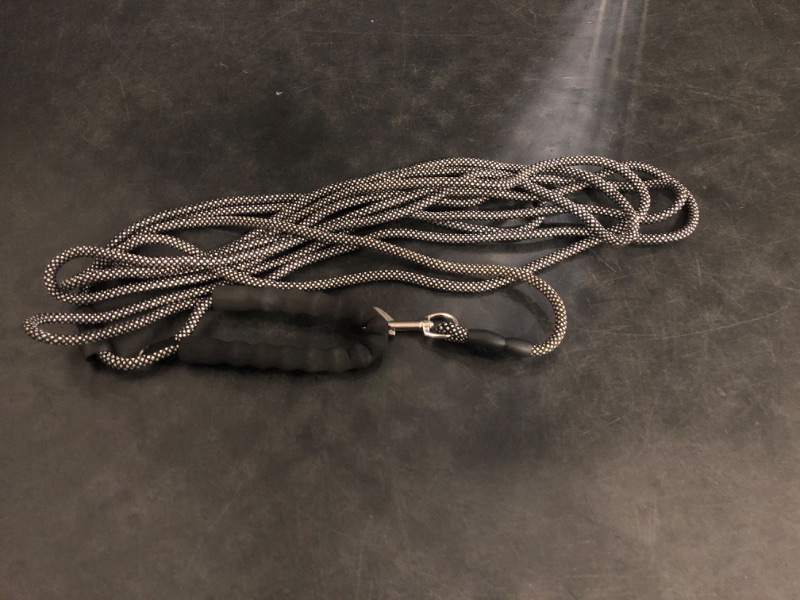 Photo 1 of NTR 15FT Training Leash for Dogs, Nylon Rope Dog with Swivel Lockable Hook and Comfortable Padded Handle, Cat Puppy Lead Small Medium Large Dogs Training, Playing, Camping, or Backyard
