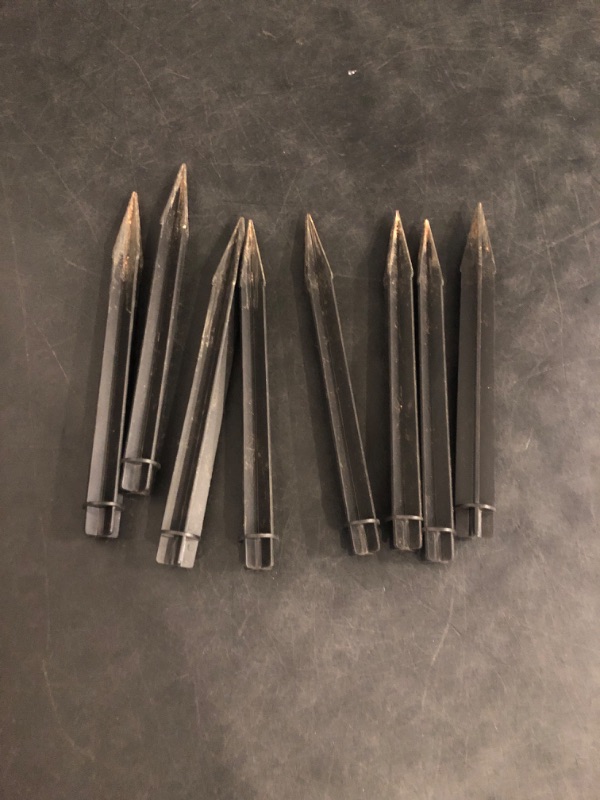 Photo 1 of 8PCS Torch Stake 8.26 Inch Pathway Light Stake Plastic Path Light Replacement ABS Plastic Stake Solar Stake for Garden, Pathway Lamps(Head Mounting Dia 0.82 Inch)
