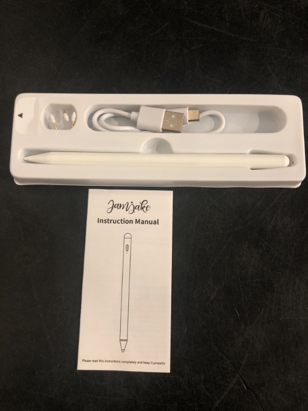 Photo 1 of Stylus Pen for iPad A16 11th 10th 9th 8th 7th 6th Generation, iPad Pro 12.9 11 13 inch M4, iPad Air M3 M2 5th 4th 3rd Gen, iPad Mini A17 Pro 7 6 5, for Apple Pencil Pro 1st 2nd Gen Alternative (White)
