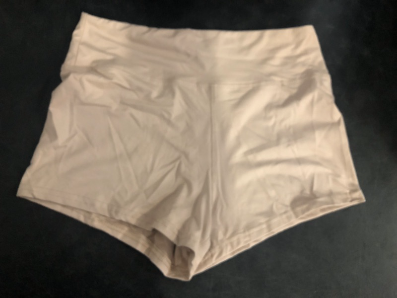 Photo 1 of L-XL Nude Spandex Booty Biker Shorts Women Short Under Dress Tummy Control Workout Sets Gym High Waist Running Summer