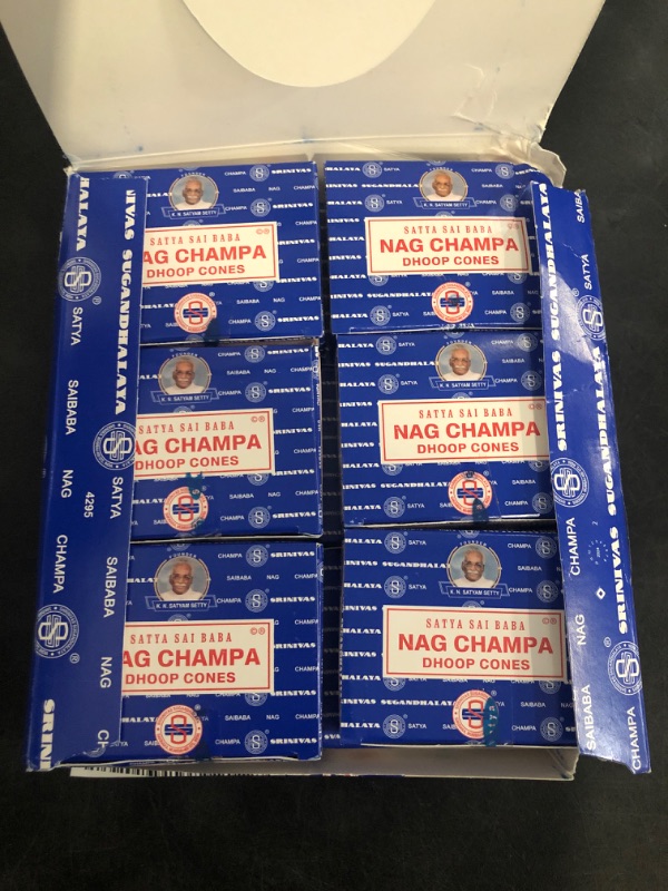 Photo 1 of Nag Champa Incense Cones and Cone Incense Burner Bundle Insence Insense Satya Incense

