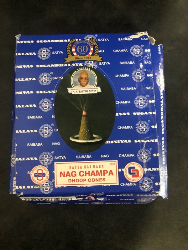 Photo 1 of Nag Champa Incense Cones and Cone Incense Burner Bundle Insence Insense Satya Incense
