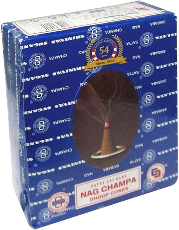 Photo 1 of Nag Champa Incense Cones and Cone Incense Burner Bundle Insence Insense Satya Incense
