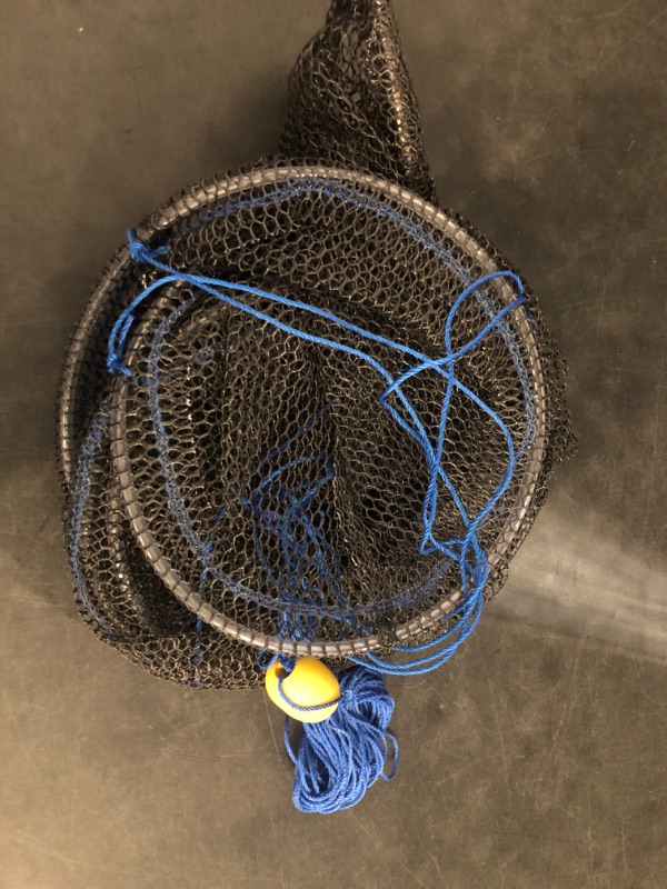 Photo 1 of Floating Portable Fishing Nets, Bridge Fishing Pier Nets Landing Drop Net with Rope for Minnows Lobster Crawfish Shrimp
