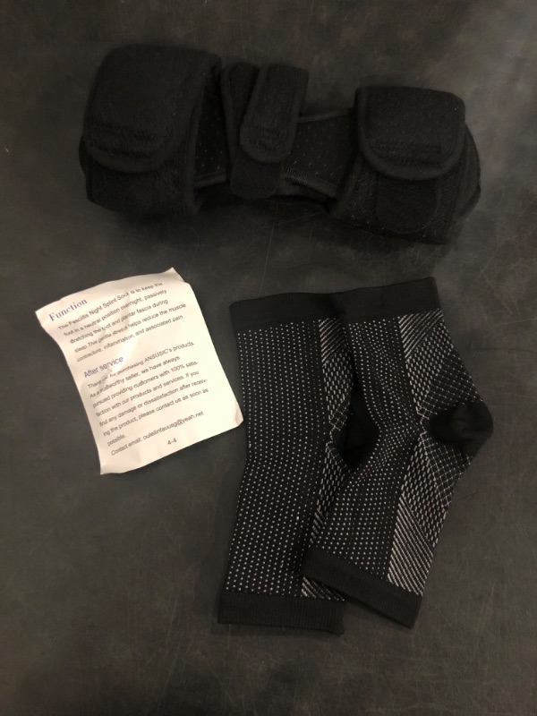 Photo 1 of Plantar Fasciitis Night Splint,Upgrade 3 Adjustable Plantar Fasciitis Relief Brace,Adjustable Aluminum Bar Inside,for Pain Relief Fasciitis,Achilles Tendonitis (With Plantar Fasciitis Socks)

