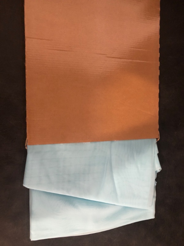 Photo 1 of Chyhomenyc Light Blue Sheer Curtains 84 Inch Length 2 Panels, Light Filtering Soft Airy Voile Rod Pocket Sheer Window Drapes for Bedroom Living Room, Each 42Wx84L Inches, Sky Blue
