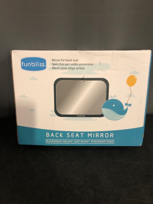 Photo 1 of Funbliss Baby Car Mirror Safely Monitor,Car Mirror Baby Rear Facing Seat?No Assembly Required, Safer?Best Newborn, Shatterproof
