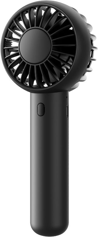 Photo 1 of Gaiatop Mini Portable Fan, Small and Powerful, Cute Design 3 Speed Personal Handheld fan and Desktop with Base, Lightweight USB Rechargeable for Travel Lash Makeup Girl Women Summer Gift Black
