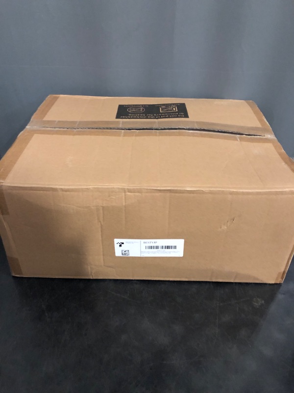 Photo 1 of BESTVIP 600PCS Clear Gold Plastic Plate Set (100 Guests), Plastic Plates for Party Wedding Birthday, Disposable Dinnerware Set of 200 Plates, 200 Forks, 100 Spoons, 100 Knives for Christmas