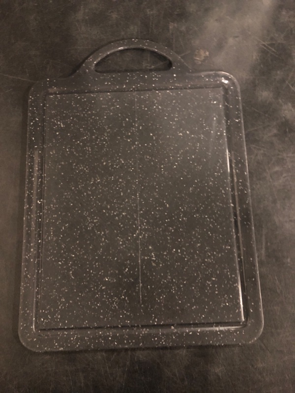 Photo 1 of 15.2X10.5 In Stainless Steel Cutting Board,Double Sided Steel Cutting Board for kitchen1PCS,Stainless Steel/Wheat straw pp Large Cutting Board for meat,Dishwasher Safe (White)