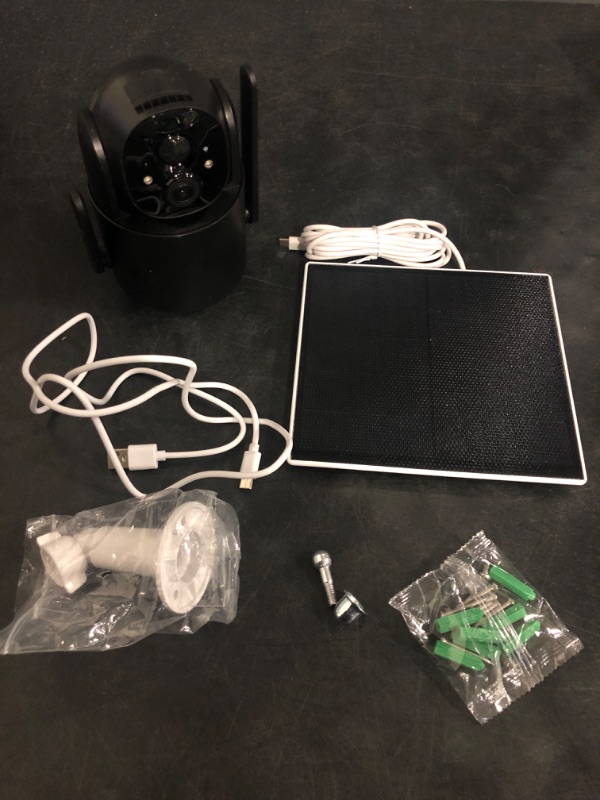 Photo 1 of 4G LTE Cellular Security Camera: No WiFi Security Camera Outdoor Solar Built-in SIM Card 2K Home Cameras System Wireless Outside Battery Powered with 360° Live View Color Night Vision Motion Detection
