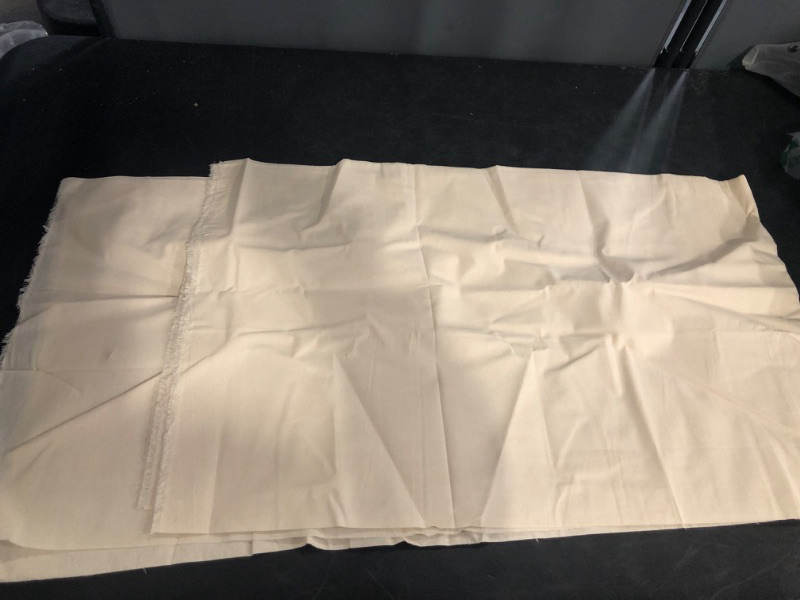 Photo 1 of Rose Flavor 10OZ Cotton Canvas Sewing & Crafting,Drop Cloth by The Yard (Natural)
