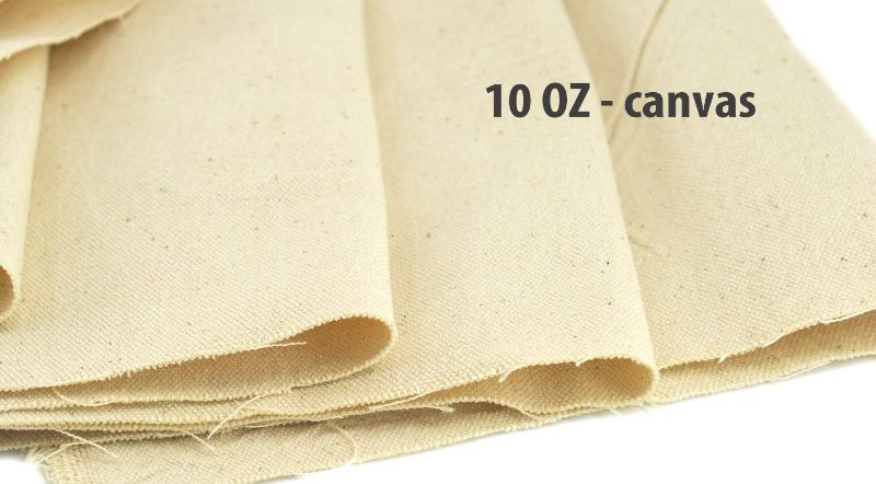 Photo 1 of Rose Flavor 10OZ Cotton Canvas Sewing & Crafting,Drop Cloth by The Yard (Natural)
