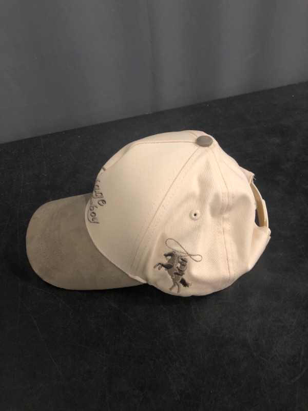 Photo 1 of Vintage Western Trucker Hat | Men & Women | Country Cute Caps for Cowgirls Cowboys | Camo Denim Embroidered Cotton | Snapback
