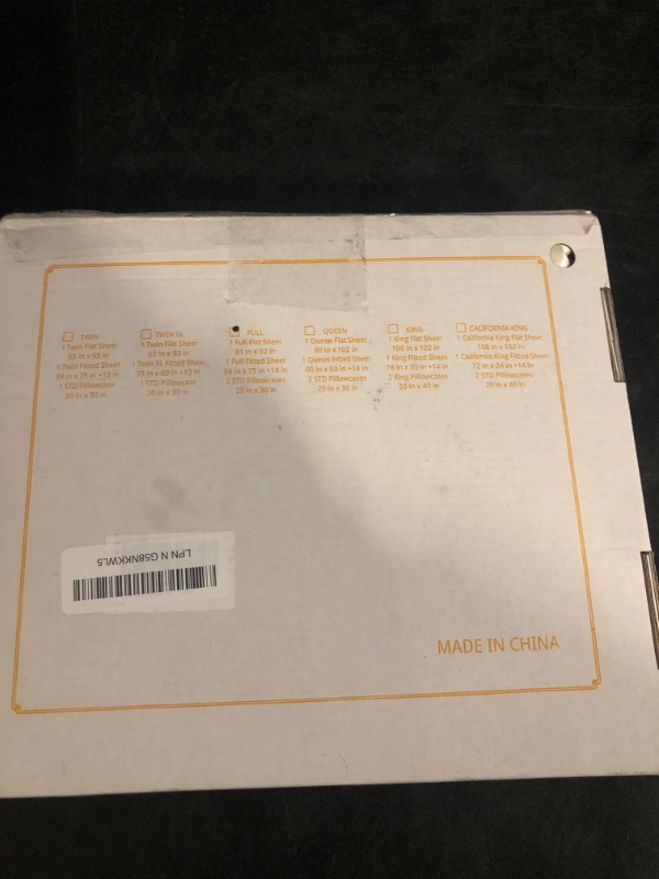 Photo 1 of Beatrice Home Fashions 100% Luxury Satin Polyester Sheet Set, Full, Ivory