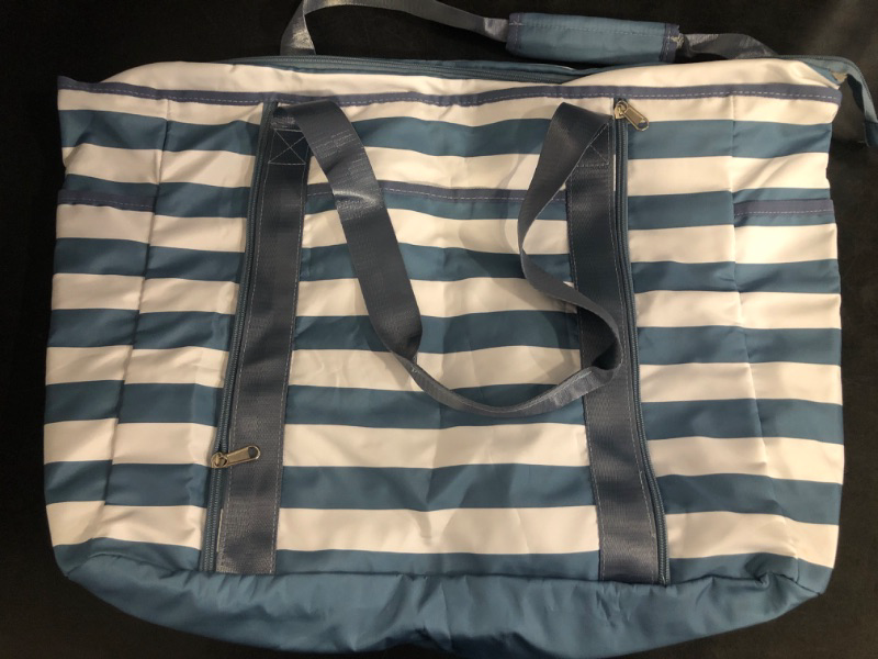 Photo 1 of Extra Large Beach Bags for Women, Waterproof Sandproof Beach Tote Bag Foldable Swim Pool Bag with Zipper and Wet Pocket