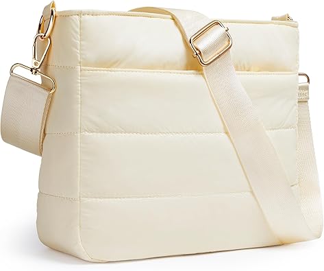 Photo 1 of Cross Body Purses for Women Lightweight Quilted Puffer Tote Bag Casual Hobo Nylon Shoulder Handbag Travel