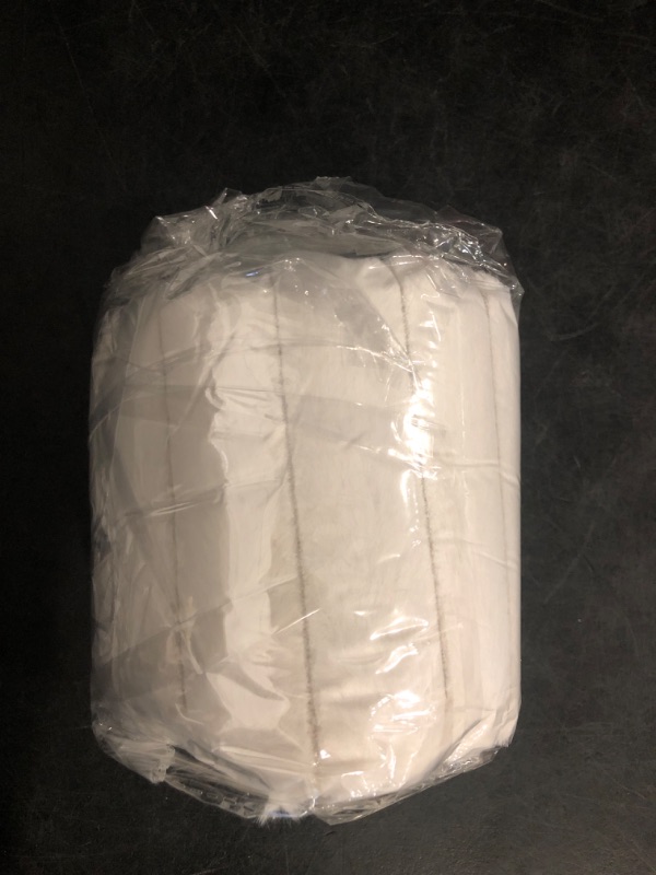 Photo 1 of FUTEI Cream White Striped Decorative Throw Pillow Covers 18x18 Inch Set of 2,Square Winter Decorations Couch Pillow Case,Soft Cozy Faux Rabbit Fur & Velvet Back,Modern Home Decor for Bed