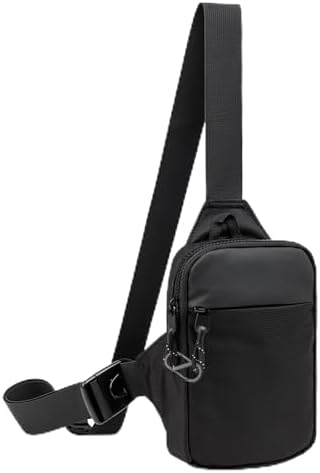 Photo 1 of Concept Travel Sling Bag, Global Utility Chest Bag for Men & Women for Hiking, Running, Sports(black,black,Medium7.5"×5.5")
